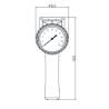 Buy cheap Black Hand-held Mechanical Tension Meter For Fiber Wire / Yarns from wholesalers