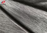 Melange Grey Coolmax 95% Polyester 5% Spandex Weft Knitted Fabric