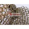 Buy cheap 2.0x20mm Antique Bronze Welded Metal Ring Mesh Curtain For Architectural Designs from wholesalers