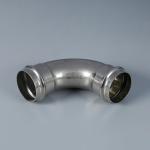 Stainless Steel Grooved Pipe Fittings DN50-DN300 With Polishing Treatment