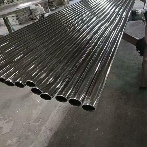 Round / Square / Rectangle Stainless Steel Pipe Grade 201 304 Bright Surface For