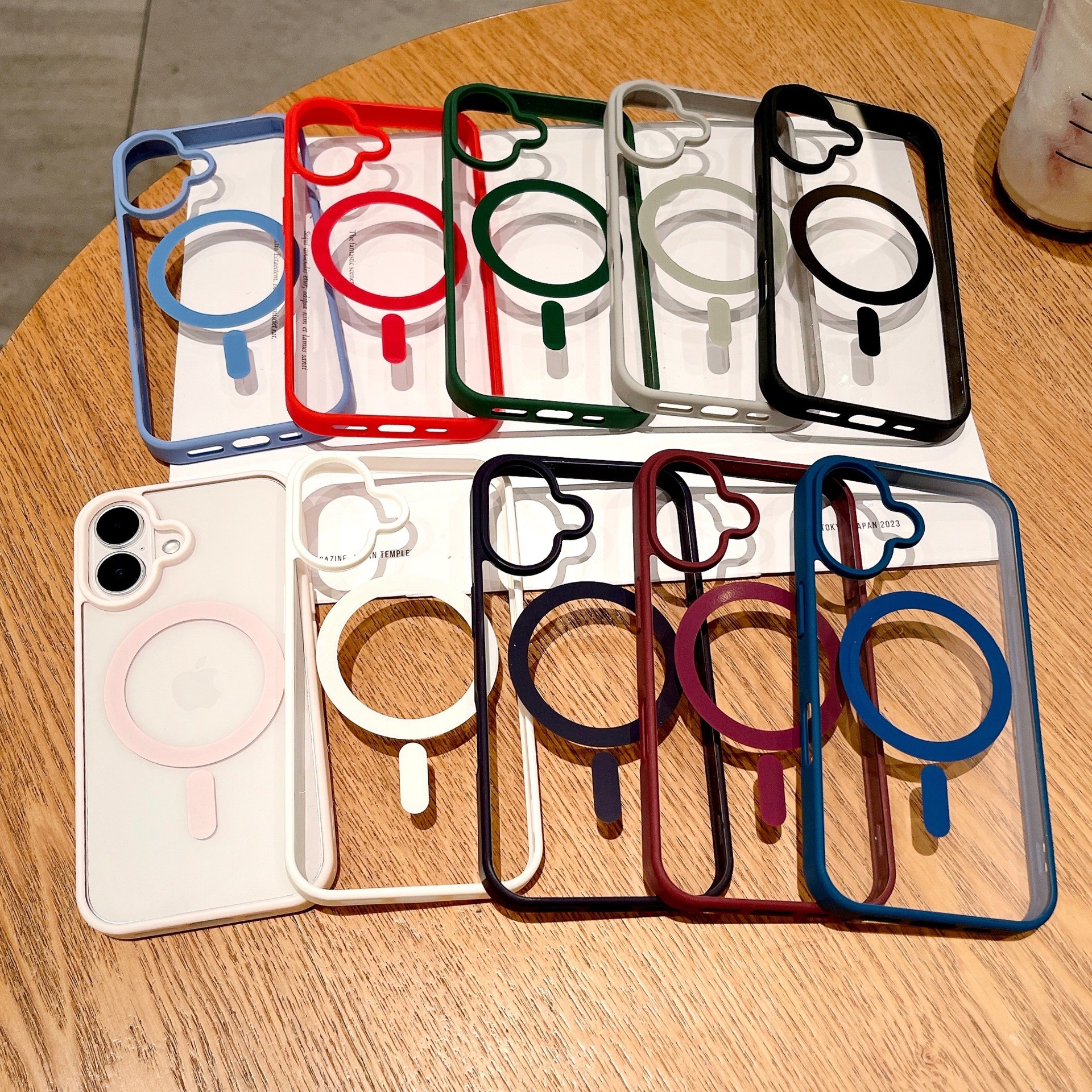 Colourful Tpu Magnetic Phone Case Cell Phone Cover Compatible With MagSafe