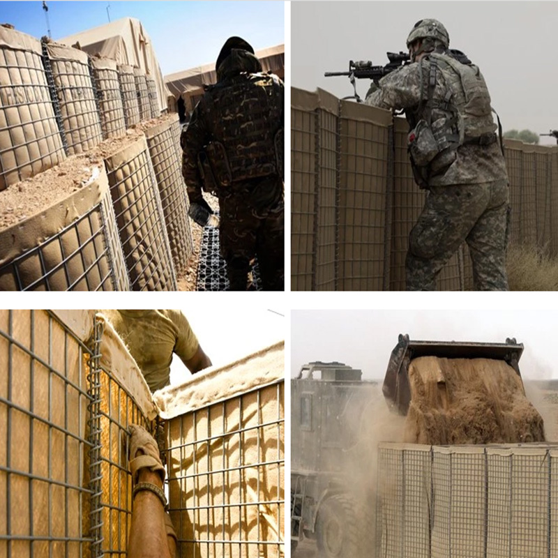 Square Hole 3mm Welded Gabion Mesh Galvanized Flood Control Explosion Proof Military