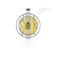 Buy cheap Flowing Lines Exclusive Meteorite 925 Sterling Silver Pendant Handcrafted product