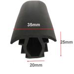 Cutting Service Waterproof Aging-Resistant EPDM Sunroof Rubber Strip for Solar