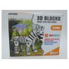 Buy cheap Soft EVA Foam DIY 3D Building Blocks Educational Toys 81 Pcs Zebra Tiger Horse Set from wholesalers