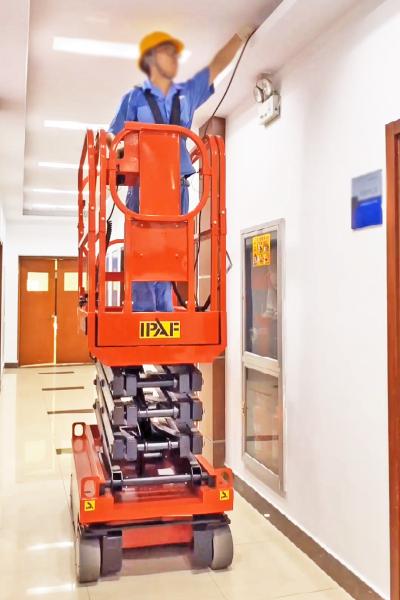 Buy cheap 6m Scissor Lift Mini Scissor Lift Platform 7.6 Meter Height For Painting And Cleaning from wholesalers