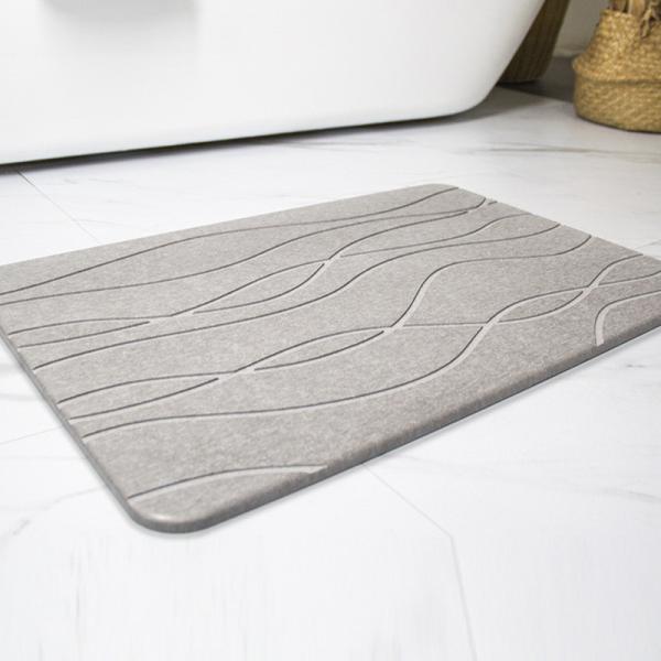 Buy cheap Design Anti Slip Diatom Bath Stone Mat for Bathroom Grey/Custom Design Style CLASSIC from wholesalers
