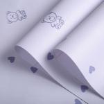 0.14mm-0.26mm Thickness Floral Printed PVC Self Adhesive Sticker for Wall