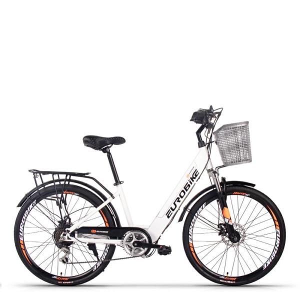 Buy cheap 26 Inch Women Electric Bike With Basket Step Through E Bike 48v 350w 9.6Ah from wholesalers