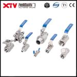 Normal Temperature Xtv 2PC Stainless Steel Ball Valve with Internal and External