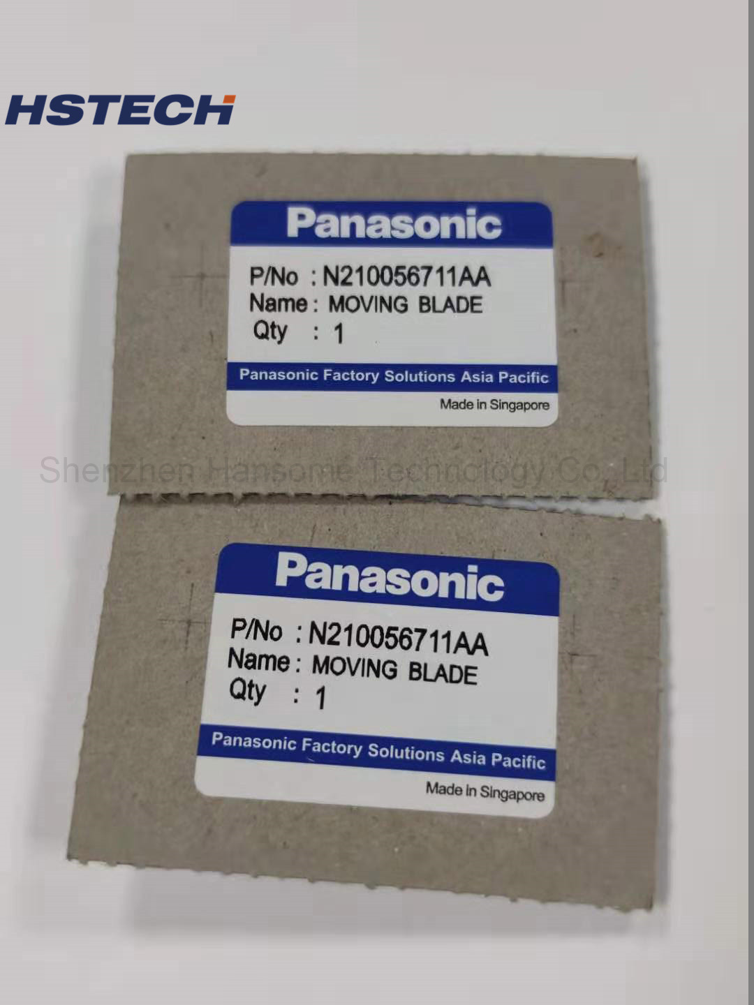 N210056711AA SMT Machine Parts Double Moving Blade for Stainless Steel Materials
