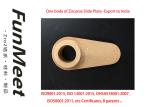 Buy cheap Zirconia Slide Gate Plate Embedded Type With 5.4g/cm3 Density Erosion Resistant from wholesalers