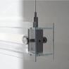 Buy cheap Minimal restaurant glass chandelier light luxury creative hotel office rectangle chandelier(WH-MI-393) from wholesalers