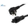 Buy cheap 6FT Power Cord Cable 18AWG PVC IEC C5 3 Prong AC 0.75mm2 Bare Copper Conductor from wholesalers