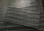 Anti Skid 100mm Catwalk Steel Grating Pressure Locked For Footbridge