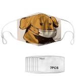 Unisex Washable Animal Print Face Masks