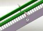 Zzgenerate Cosmetic Industry Slat Chain Conveyor for Conveying