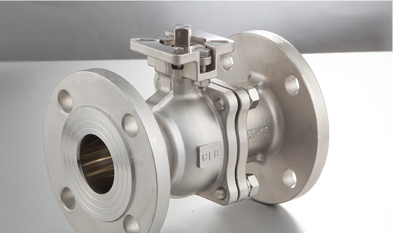 ANSI Class 150 Investment Casting Fire Safe Anti Static Wcb/CF8/CF8m Flange Ball Valve