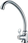 Contemporary Rotating Handle Kitchen Sink Water Faucet Brass Single Cold Kitchen