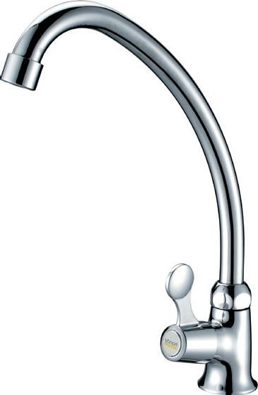 Contemporary Rotating Handle Kitchen Sink Water Faucet Brass Single Cold Kitchen