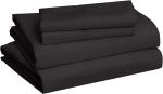 Sustainable Microfiber 4 Piece Bed Sheet Set with 14-Inch Deep Pockets Queen