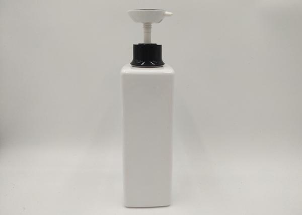 Buy cheap 500ml 1000ml PET Blank Shampoo Bottle , Square Cosmetic Bottles 100% White from wholesalers