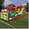 Buy cheap Small Football Obstacle Speed Racer Bounce House For Kids Customized Color from wholesalers