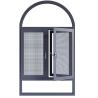 Buy cheap Double Glazed Aluminum Tilt-Turn Casement Windows For Hanging Curtain In Bedroom from wholesalers