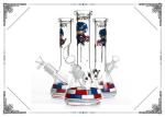 Captain America Glass Smoking Water Pipe 10 Inches Beaker Bong Hookah Pipes