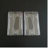 Buy cheap ID Card Package Clear Business Card Holder , Vertical Plastic Name Tag Holders from wholesalers