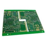 HDI 6 Layer Printed Circuit Board FR4 Green Soldermask Immersion Gold 2OZ Copper
