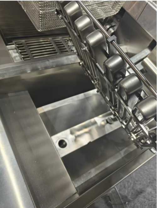 Touchscreen Smart Panel Auto Lift Filtration Two Pots Four Baskets 304SUS Electric Gas Open Chips Fryer