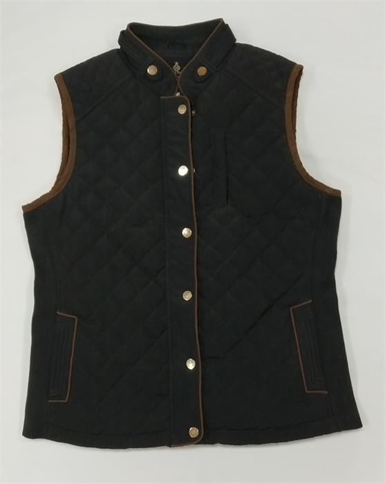 Black Quilted Vest Ladies
