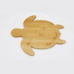 Kitchen 345mm X 300mm Wooden Bamboo Cutting Board Animal Shape