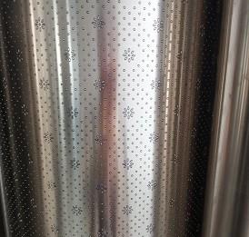 Irregular Spread Textile Machine Parts Standard Textile Rotary Screen For Dot