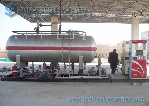 Buy cheap Lpg Tank Trailer Truck 20000l Lpg Skid Gas Tanker 10tons Lpg Skid Filling Station from wholesalers
