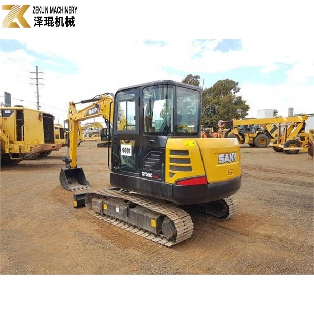 Sany SY55C Pro Mini-Excavator with 1000-3000 Working Hours and Other Hydraulic Pump