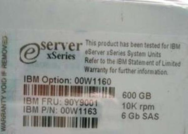 Buy cheap HDD Style Server Internal Hard Disk 00W1160 00W1163 600G 10K SAS DS3524 from wholesalers