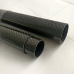 Bidirectional 45ft Carbon Fiber Telescopic Pole 3K Twill For Mast Flag