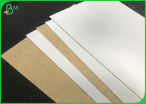 Buy cheap Flip Sided Kraft Paper Board White Solid Surface Brown Color Back For Food Box from wholesalers