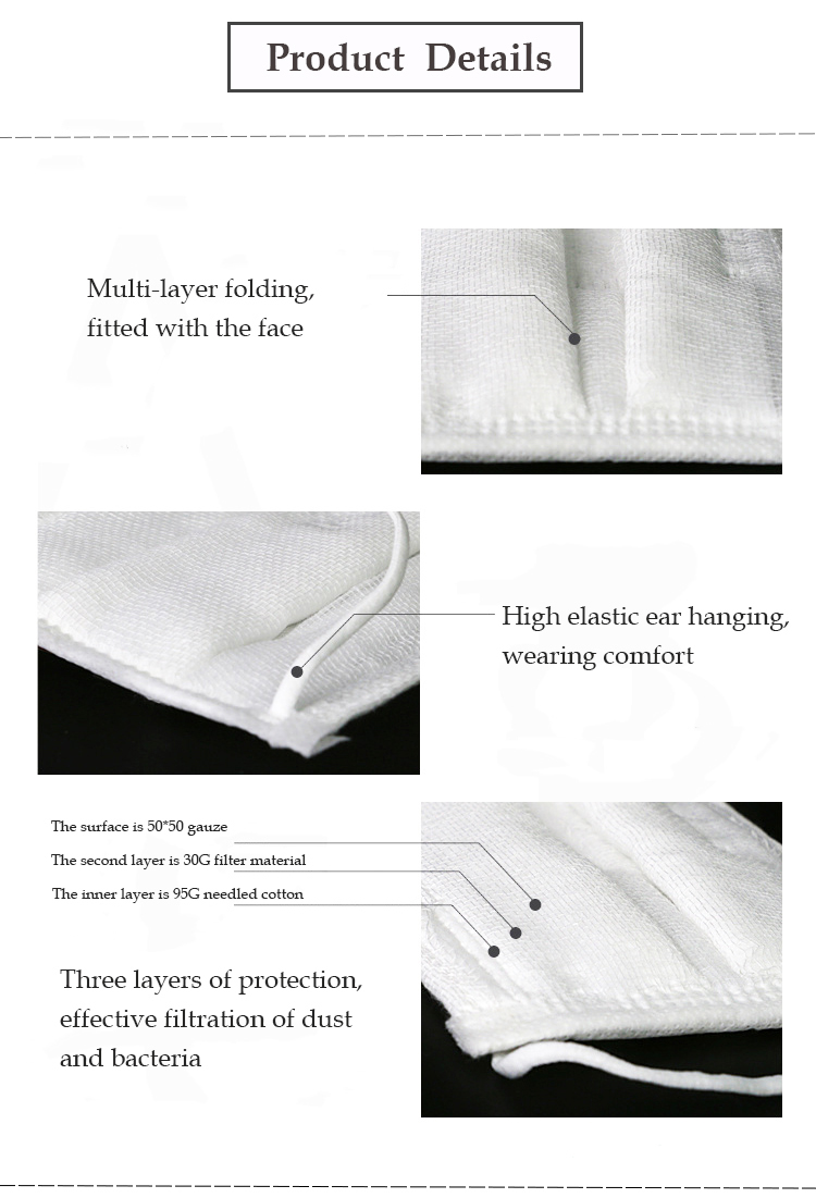 Safety gauze work mask reusable dust face mask anti pollution dust face mask