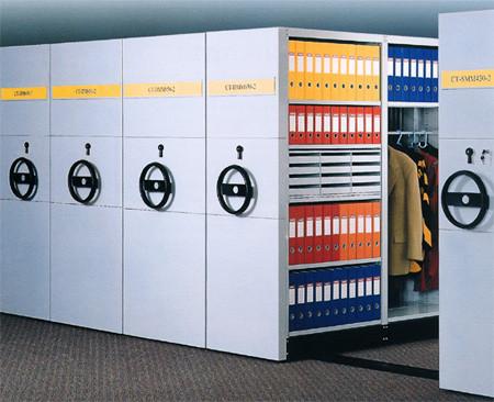 Buy cheap Compact Movable Shelving moving filing cabinet used as book shelf from wholesalers