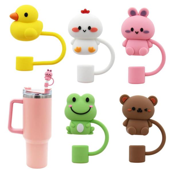 Buy cheap Straw Cover Cap For Stanley Cup Silicone Straw Topper Compatible With 30&40 Oz Tumbler 10mm 0.4in Silicone Straw Covers from wholesalers