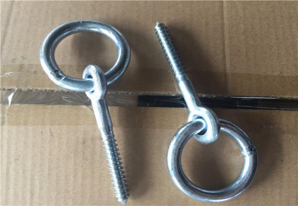 Buy cheap Zinc Plated Fasteners Forged Eye Bolts / Eye Bolt With Ring Wood Thread Lag Screw from wholesalers