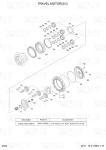 R80-7 Black Excavator Final Drive Assembly Catalog Travel Drive Reducer Parts