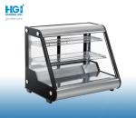 Buy cheap Adjustable Chrome Plated 160L Curved Glass Cake Display Freestanding from wholesalers