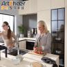 Buy cheap Modern Stylish Kitchen Cabinets Customize Size With Antique Style And Luxury Marble Top from wholesalers