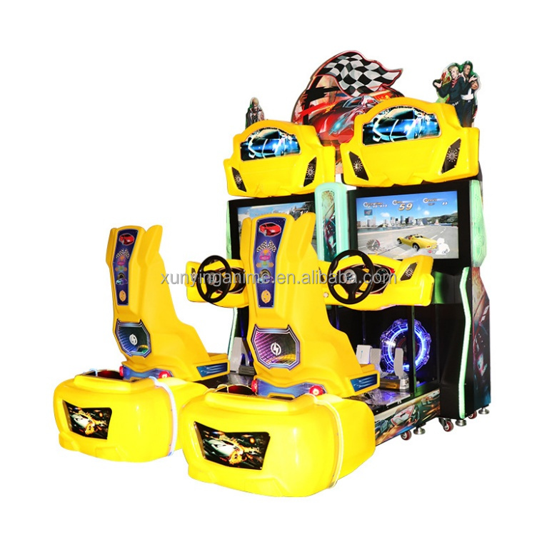 ODM Car Racing Racing Arcade Machine Simulator Driving Game 110V