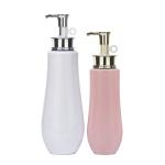 750ml White Plastic Lotion Pump Bottle Square Shampoo Hair And Conditioner